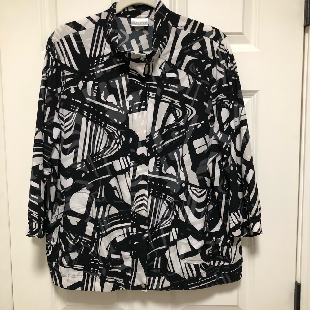 Chicos zippered top